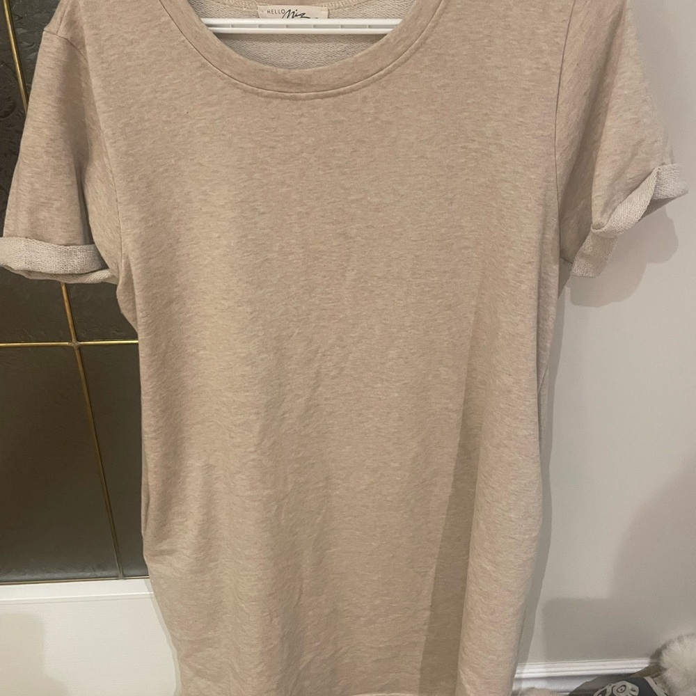 Hello MIZ Maternity T-Shirt Dress w/ Pockets